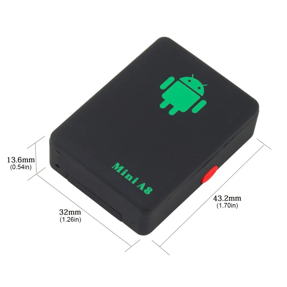 A8 Mini GPS Tracker Car Real Time Tracking Anti-Lost Key Wallet Tracking Finder Device GSM GPRS Online Free Website APP Accessor