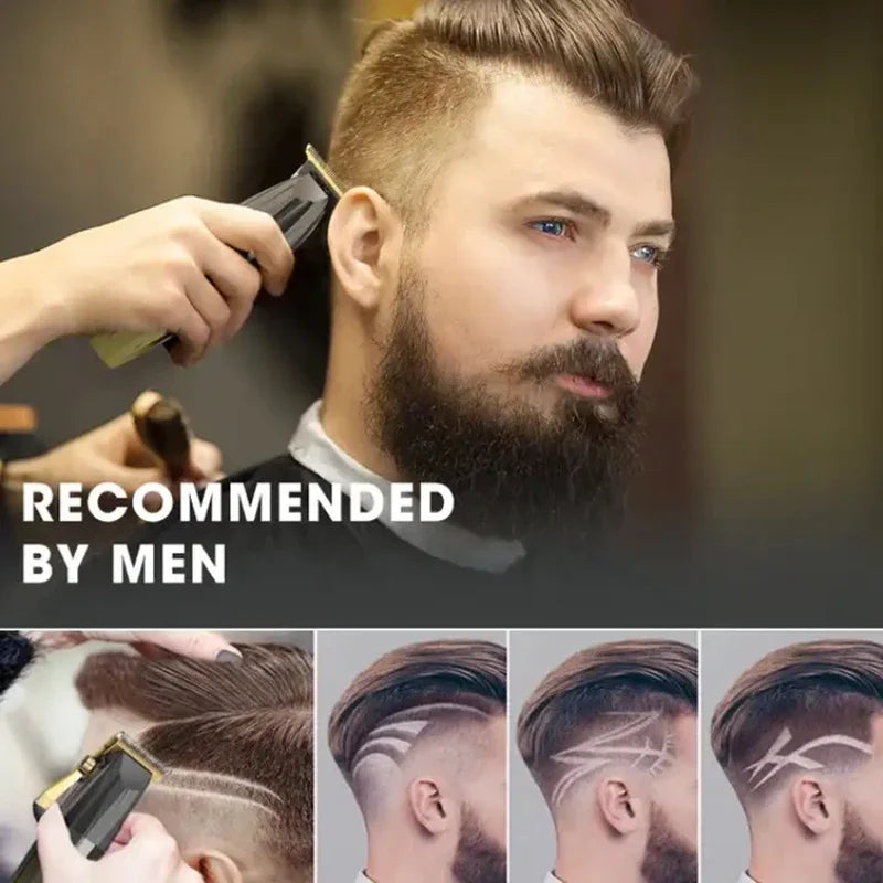 VGR Professional Hair Clipper Barber Shop Hair Trimmer Electric Beard Trimmer Rechargeable Hair Cutter Machine For Men V-003