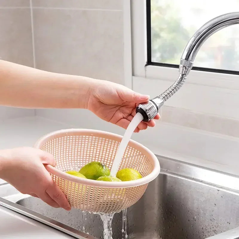 360 Degree Faucet Anti Splash Head Kitchen Water Saver Universal Rotating Bubbler Filter Nozzle Booster Nozzle Kitchen Tools