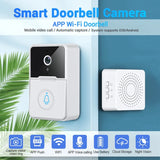 Wireless Video Doorbell Camera WiFi Doorbell HD Camera Outdoor Security Two-Way Audio Cell Phone Door Welcome Bell Intercom