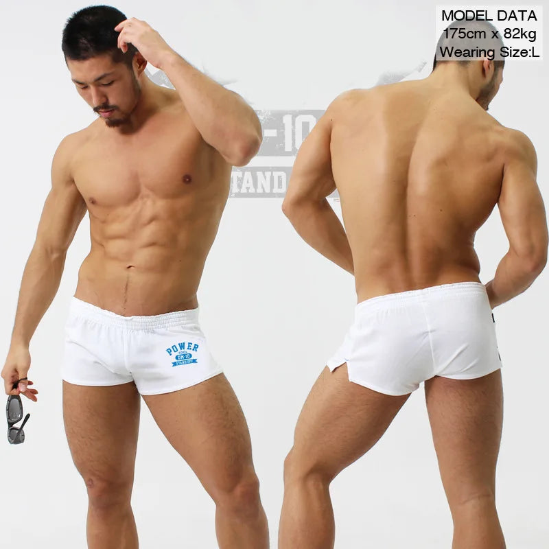 Men's Underwear Home Panties Cotton Boyshort Comfortable POWER Letters Boxers Low Waist Sexy Gay Shorts Male Sexy Underwear