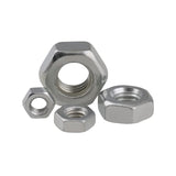 4# 1/2 1/4 1/8 3/8 3/16 5/16 5/32 Zinc Plated Carbon Steel Anglo-American Standard Nuts Hex Hexagon Nuts