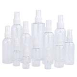 150ml 200ml 250ml Portable Spray Bottle Clear Mini Plastic Bottle Empty Cosmetics Bottle Sample Test Tube Thin Vials For Travel