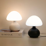 Modern creative mushroom table lamp, USB powered - LED bedside lamp for living rooms, bedrooms, study rooms, and home offices