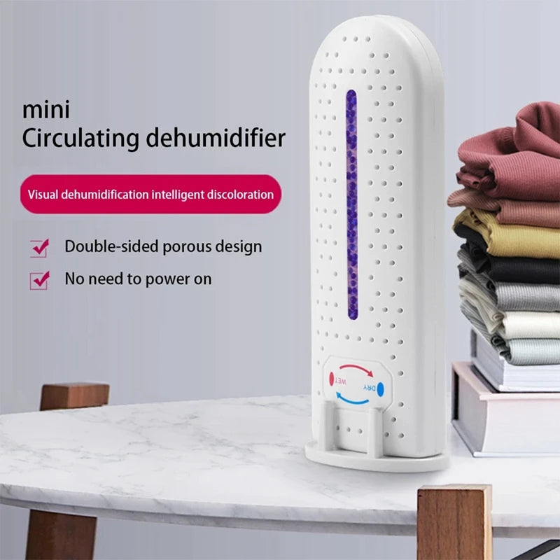 Mini Air Dryer Small Dehumidifiers Bathroom Bedroom Dehumidifying Recyclable Moisture Absorber Wardrobe