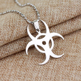 Residents Evils Pendant Necklace for Men Women Corporation Symbol Chain Necklace Fans Cosplay Party Jewelry Accessories Gift