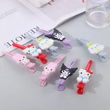 Sanrio Hello Kitty Hairpin Word Clip Y2K KT Cat Hair Clip Cartoon Kawaii Girls Clip Headdress Bangs Clips Hair Accessories Gifts