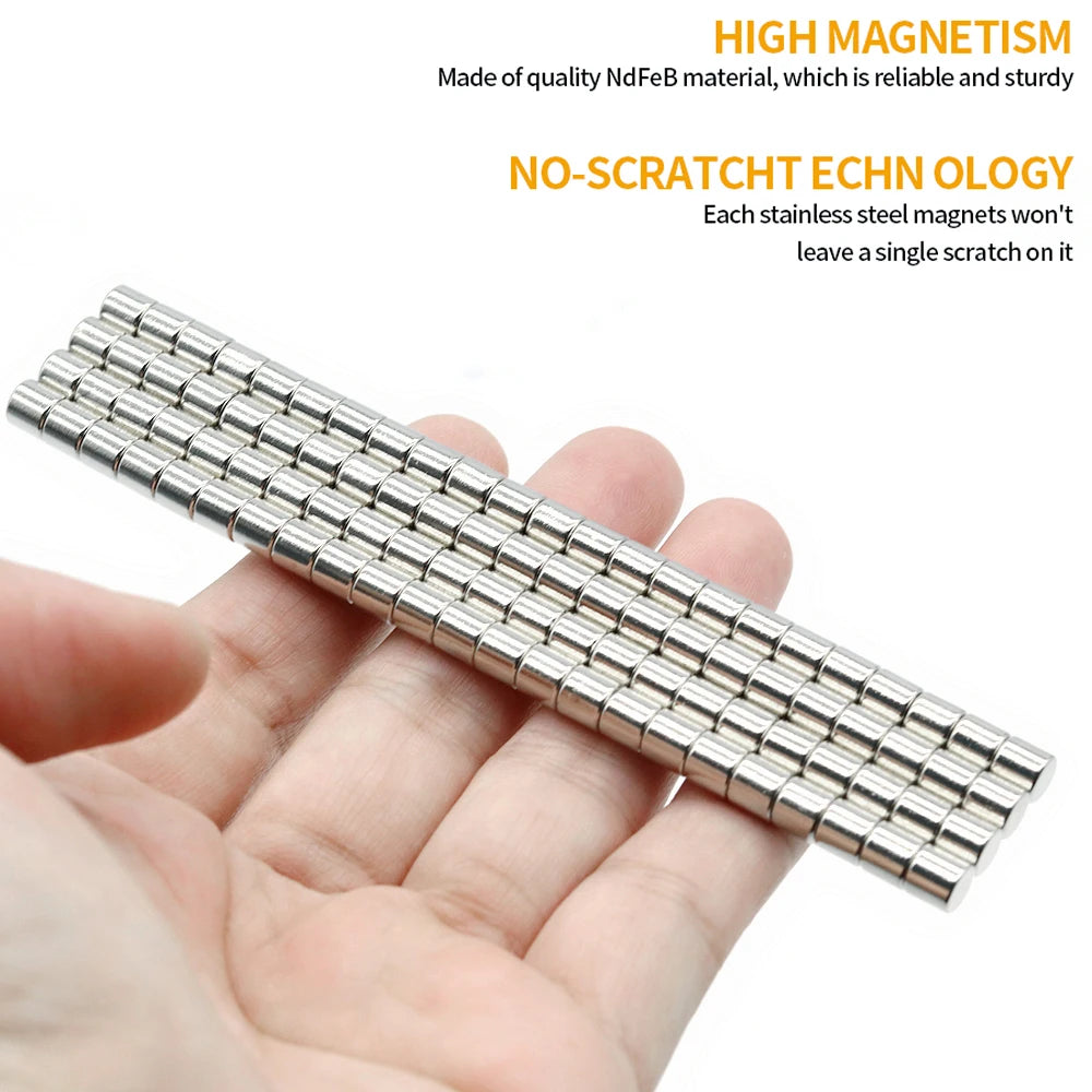 20/50 Pcs 5x5 Round NdFeB Neodymium Magnet N35 Super Powerful Small Imanes Permanent Magnetic Disc