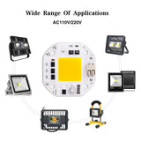 50W 70W 100W COB LED Chip High Power 220V 110V Smart IC No Need Driver LED Chip For Spotlight Floodlight Lampada DIY Lighting