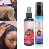 Lace Tint Mousse Waterproof Wig Tint Spray For Toupees Light Brown Wig Knots Healer Quick Dry Wig Grids Concealer No Residue