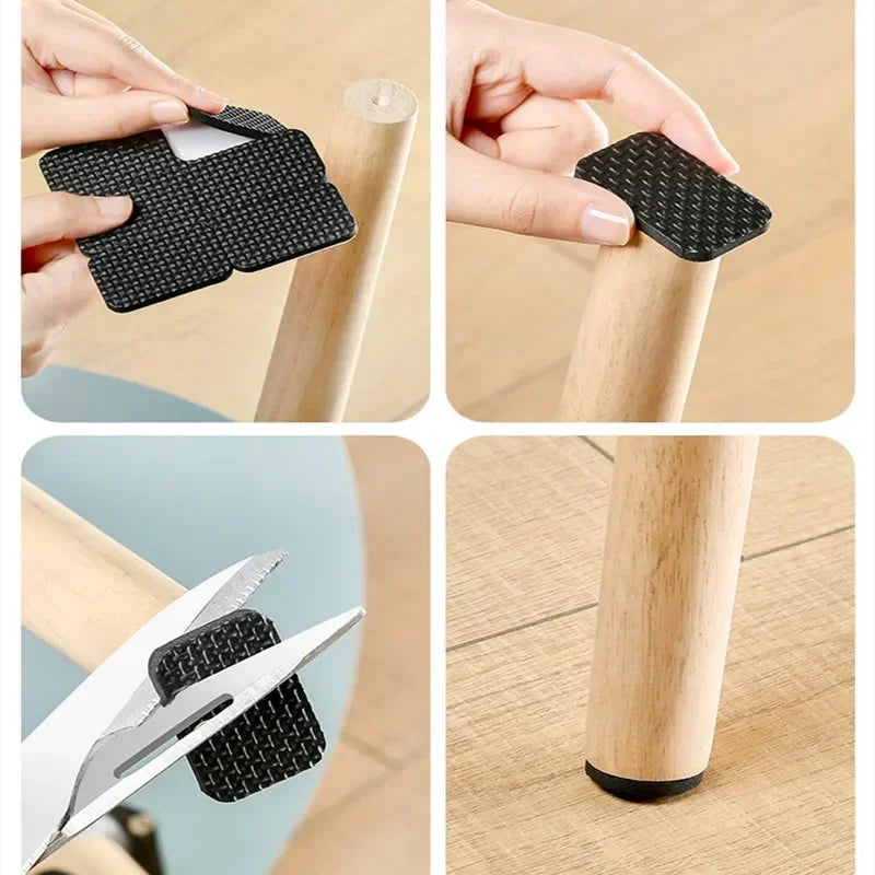 Self Adhesive Furniture Leg Feet Protector Pad Chair Leg Pad Anti-Skid Scratch Resistant Furniture Feet Floor Protector Pads