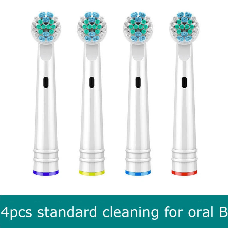 4 PCS Electric Toothbrush Head For Oral B Whitening Soft Toothbrush Heads  Bristles Replacement Tooth Brush Heads For Oral B