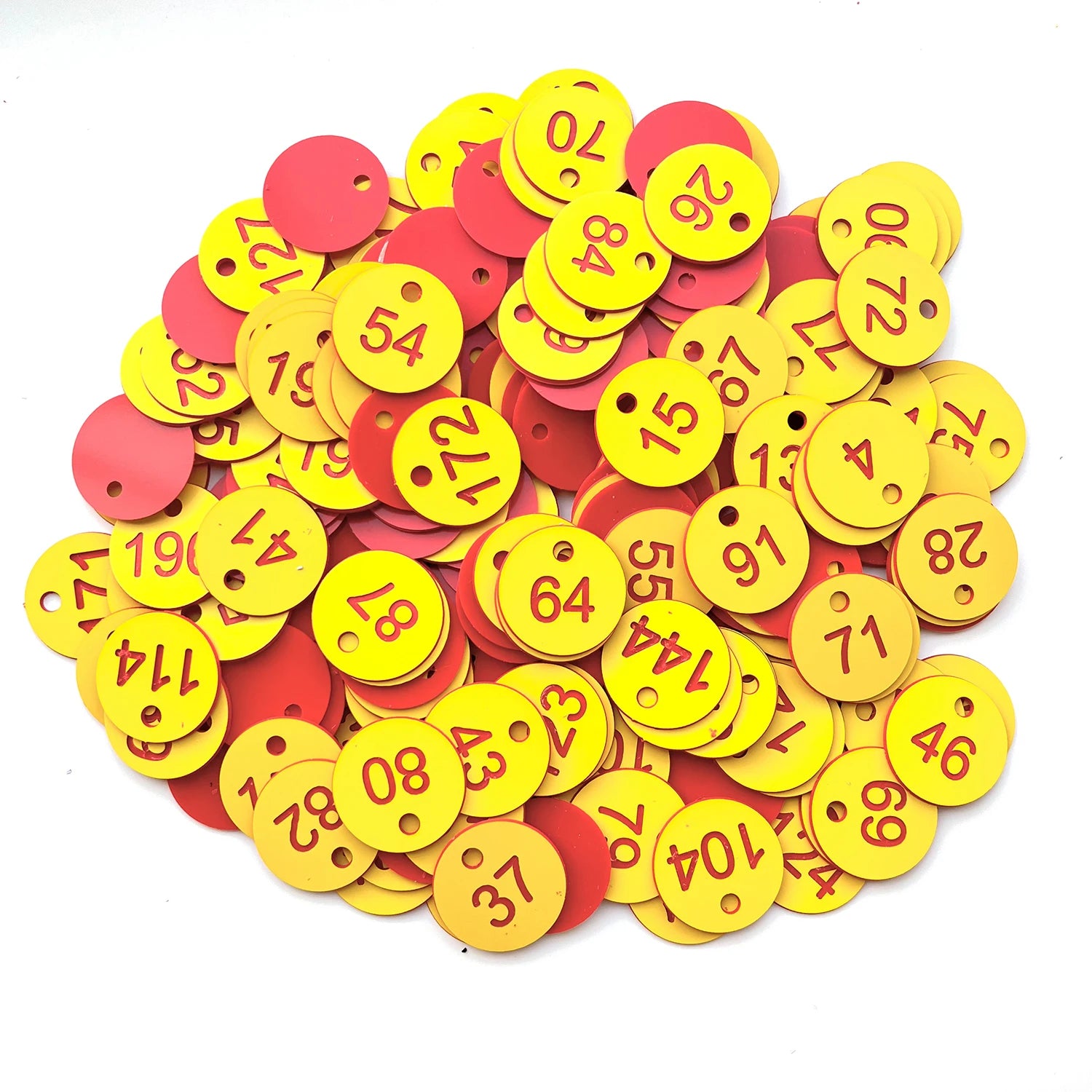 1-200 Numbered Label Husbandry Beehive Tag Beekeeping Box Sequential Numbers Animal Livestock Marker for Farm