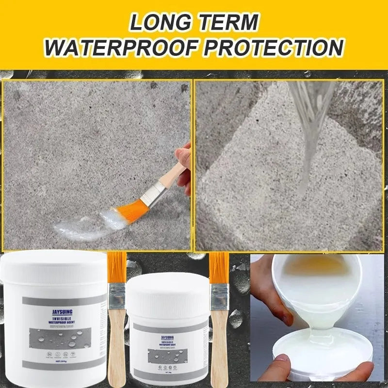 Invisible Waterproof Agent Transparent Leak-Free Glue Adhesive Super Strong Waterproof Sealing Coating Used for Crack Leakage