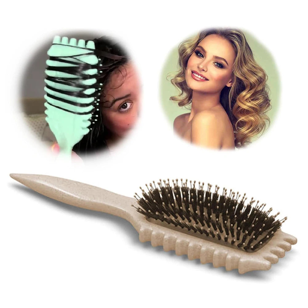 Multi-Purpose Styling Brush Portable Bounces Soft Washable Soft Tooth Massage Comb For Hairdressing Women Men Daily Hair Styling