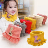 New Knit Scarfs Knitted Scarf Wool Multiple olors Winter Warmer Collar Outdoor Scarves Knitted Baby Scarf Kids