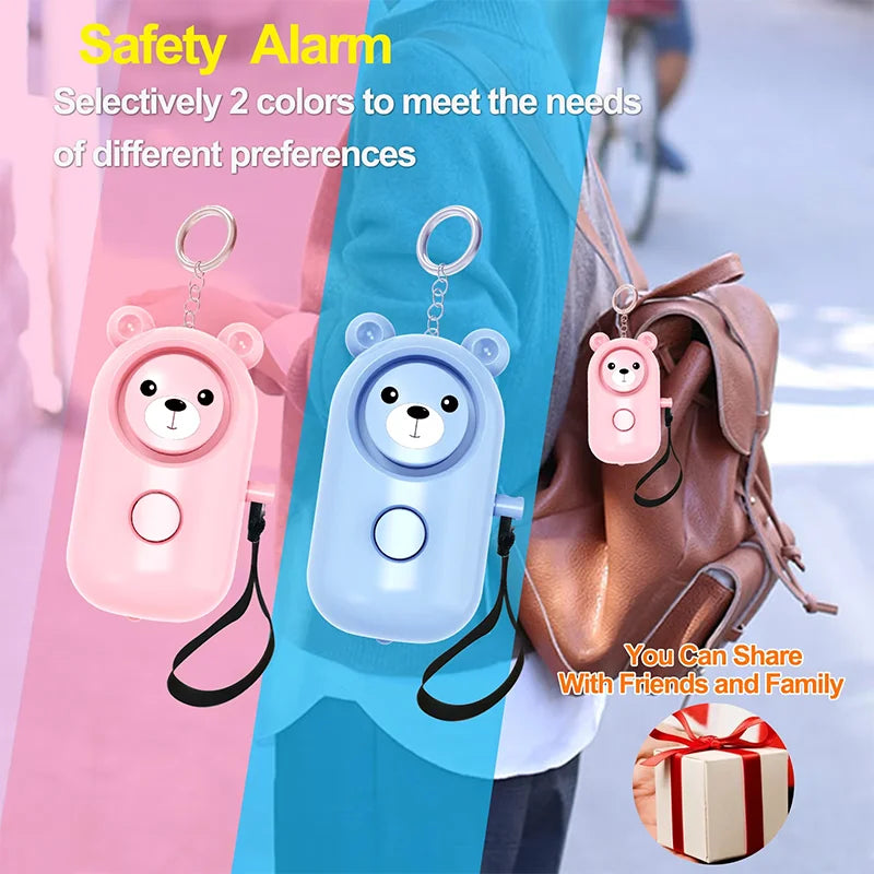 Self Defense Alarm 130dB Anti-wolf Girl Child Women Security Protect Alert Personal Safety Scream Loud Emergency Alarm Keychain