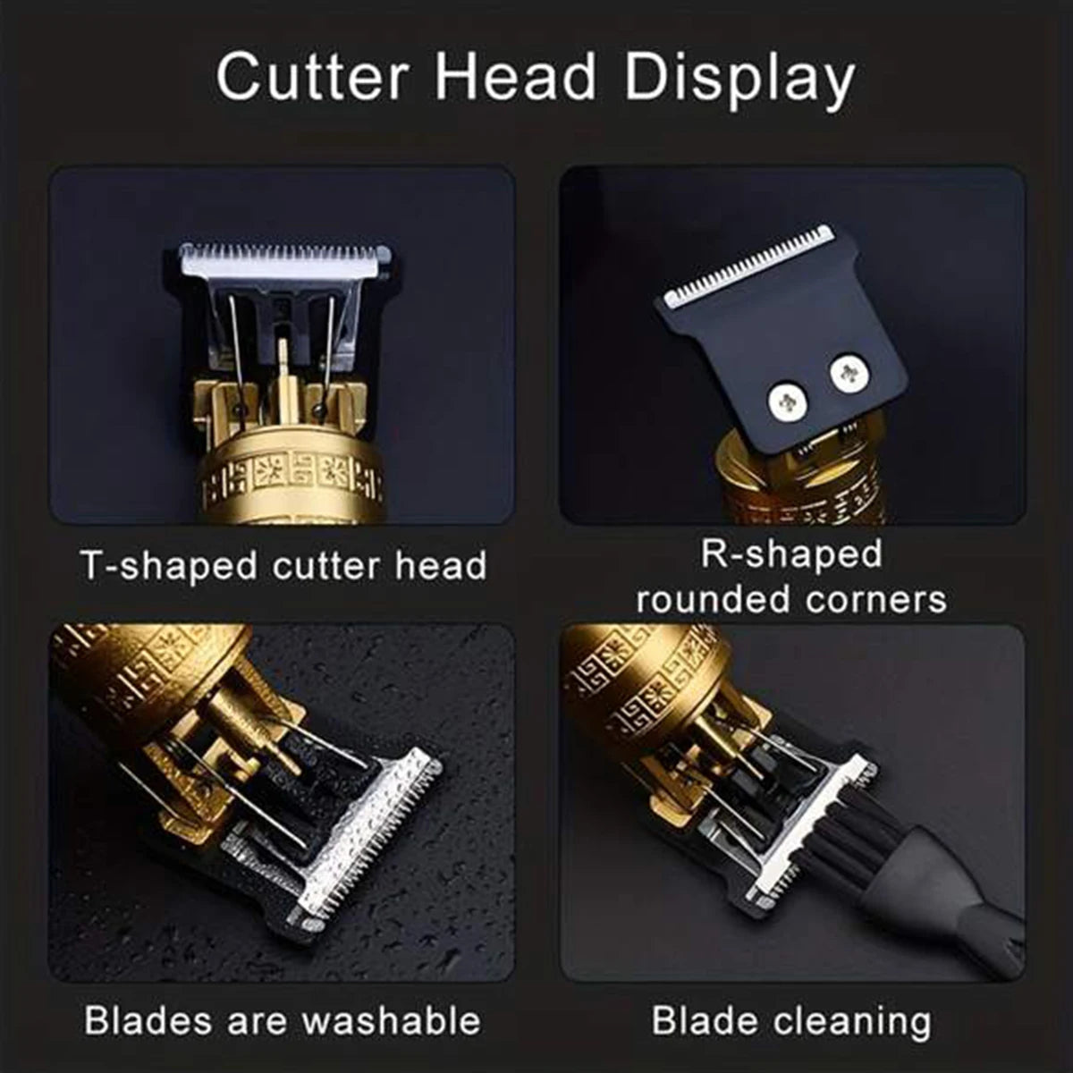 Vintage Hair Cutting Machine For Men Electric Hair Clippers Hair Cutting Machine Kit Beard Trimmer Body Hair Beard Shaving