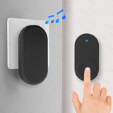 Fuers Wireless Doorbell Waterproof Welcome Chime Home Door Bell Intelligent 32 Songs Smart Melodies Alarm With Battery