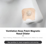 15Pairs Magnetic Nasal Strips Nasal Breathing Dilators Kits Increase Air Intake Improve Sleeping Reduce Snoring for Nighttime