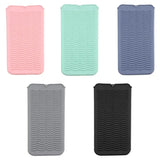 Hair Straightener Insulation Sleeve Clip Multifunctional Anti Slip Flat Silicone Anti Heat Travel Hairstyle Tool