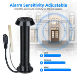 Wsdcam 1080P Mini Peephole Night Vision Door Eye WiFi Home Security Camera Motion Detection Door Viewer