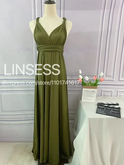 Rust Bridesmaid Dress Infinity Multiway Maxi Bridesmaid Dress Formal Wrap Wedding Evening Dress Wedding Cocktail Floor Length
