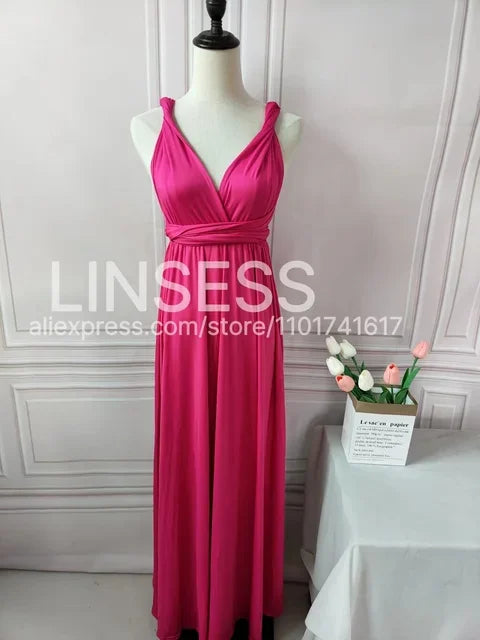 Rust Bridesmaid Dress Infinity Multiway Maxi Bridesmaid Dress Formal Wrap Wedding Evening Dress Wedding Cocktail Floor Length