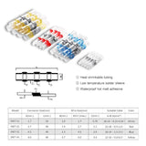 100-1000pcs Heat Shrink Connectors Sleeve Tube Terminals Electrical Butt Splice Wire Connector Solder Insulated Cable Splice