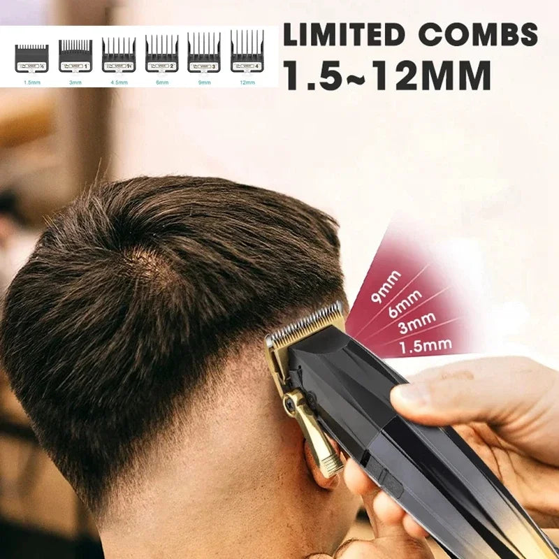 VGR Professional Hair Clipper Barber Shop Hair Trimmer Electric Beard Trimmer Rechargeable Hair Cutter Machine For Men V-003