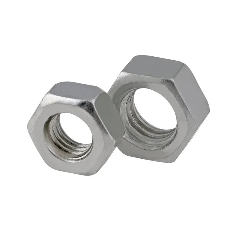 4# 1/2 1/4 1/8 3/8 3/16 5/16 5/32 Zinc Plated Carbon Steel Anglo-American Standard Nuts Hex Hexagon Nuts