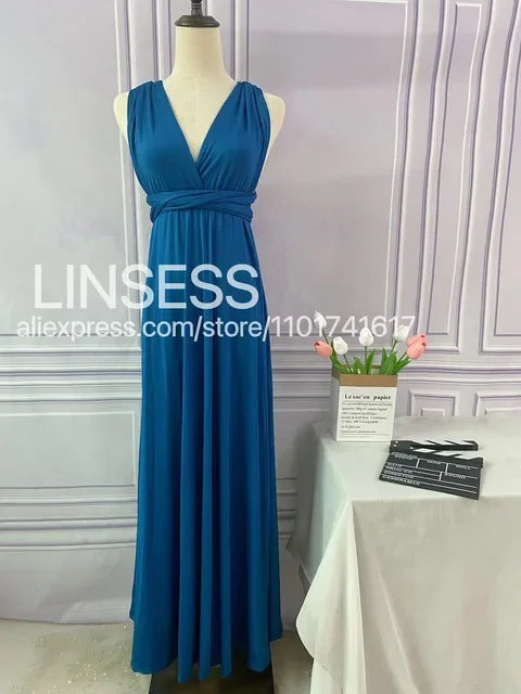 Rust Bridesmaid Dress Infinity Multiway Maxi Bridesmaid Dress Formal Wrap Wedding Evening Dress Wedding Cocktail Floor Length