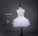 Brand New Children Petticoats for Formal/Flower Girl Dress 3 Layers Hoopless Short Crinoline Little Girls/Kids/Child Underskirt