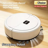 2024 New Model Sweeping Robot Automatic Home Mini Cleaning Machine USB Charging Smart Sweep Mop 2-In-1 Vacuum Cleaner