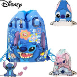 Disney Stitch Anime Backpack Drawstring Bag Lilo&Stitch Party Decorations Gift Bag Kid Birthday Party Baby Shower Supplies Gifts