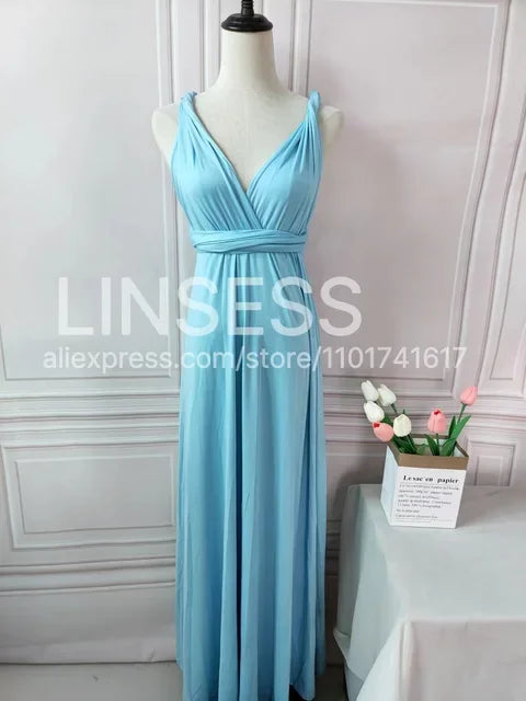 Rust Bridesmaid Dress Infinity Multiway Maxi Bridesmaid Dress Formal Wrap Wedding Evening Dress Wedding Cocktail Floor Length