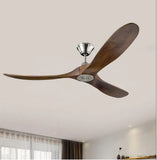 60 70 88 Inch Large Ceiling Fan Only Remote Control DC Motor Reverse Wood Blades Fans Lighting High Quanlity Design Wooden Fans