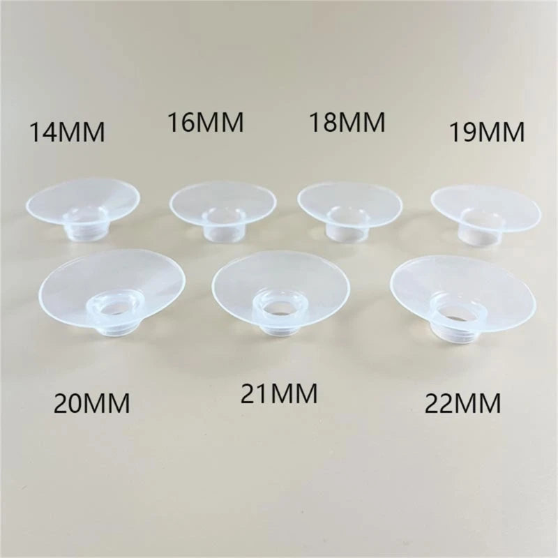 14-22mm Breast Flanges Silicone Replacement Breast Flange Insert Convenient & Quick Fixing Adapter