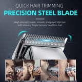 KIKIDO Household Electric Hair Clipper Set Professional Hair Trimmer Rechargeable Beard Hair Cutting Machine For Husband's Gift