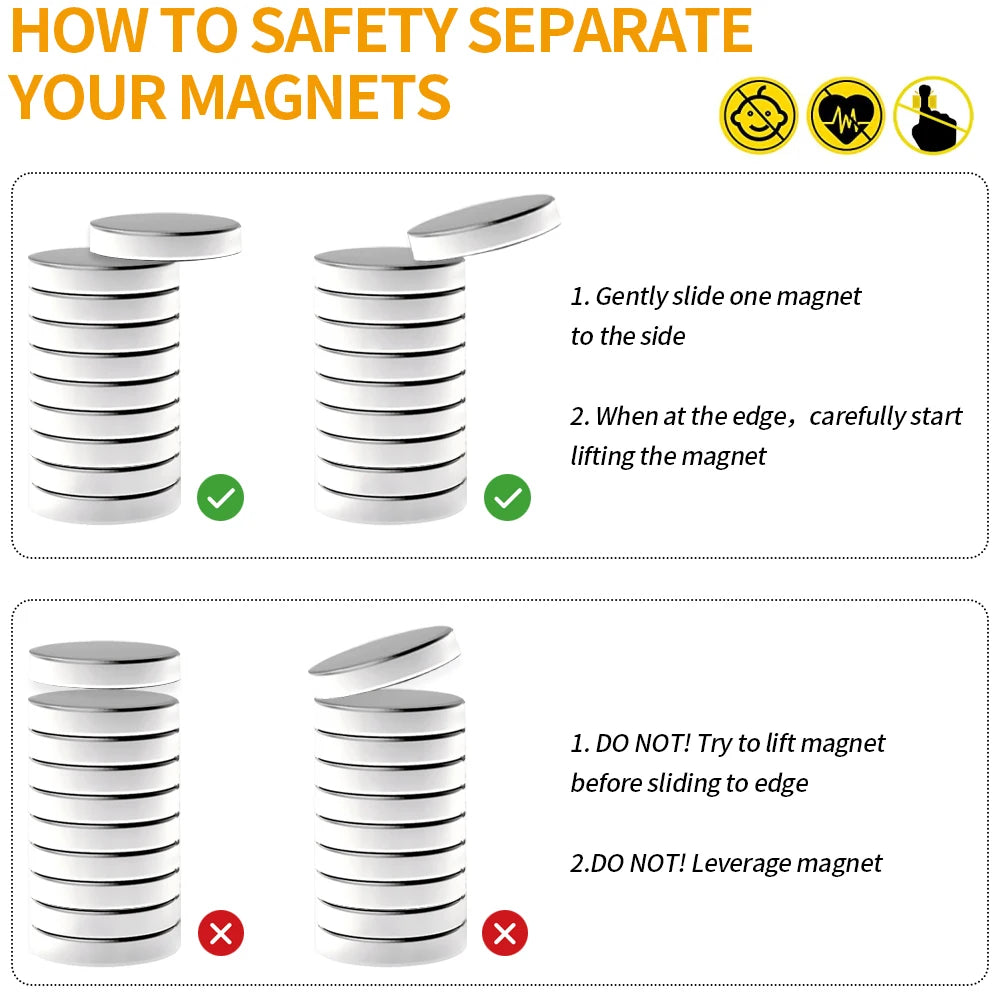 2/5/10/20/50/100Pcs Small Round Magnet 6x10 Neodymium Magnet N35 6mm x 10mm Permanent NdFeB Super Strong Powerful Magnets imans