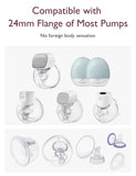 Silicone Flange Inserts for Breast Pumps Electric Breast Pumps Shield Nipple Tunnel Narrow Connector Feeding Essential