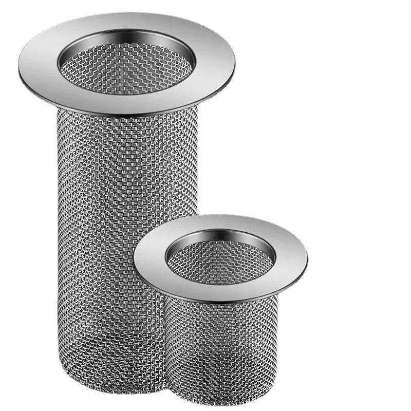 Stainless Steel Floor Drain Filter Mesh Sink Strainer Kitchen Bathroom Anti-clog Drains Bathtub Hair Catcher Shower Strainers