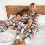 2024  Family Christmas Matching Pajamas Set Xmas Adult Kids Mother And Daughter Father Son Sleepwear Baby Family Look Outfits