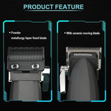 VGR Professional Electric Hair Clipper For Men Rechargeable Hair Trimmer with 9000RPM motor for Beard Hair cut Machine V-003