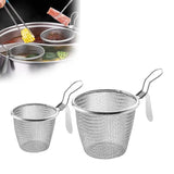 Stainless Steel Mesh Net Strainer Bucket Colander Hot Colander Pot Steam Rinse Boil Tools Cook Vegetables To Strain Food Pa X4V1