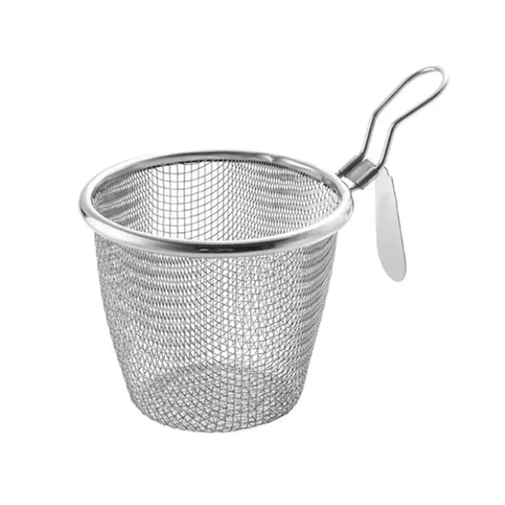 Stainless Steel Mesh Net Strainer Bucket Colander Hot Colander Pot Steam Rinse Boil Tools Cook Vegetables To Strain Food Pa X4V1