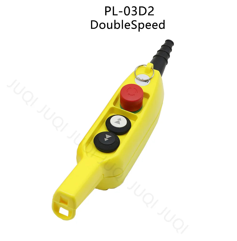 COB-61E  PL-03D2 Rainproof Hoist Crane Truck Push Button Switch Control Station Single/double speed with Emergency Stop