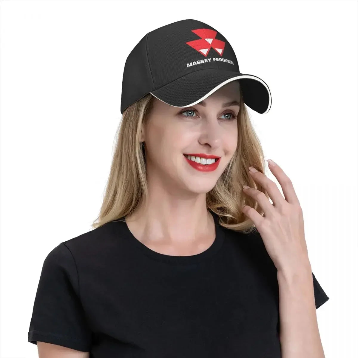 Massey Ferguson Logo Baseball Caps Hip Hop Retro Sandwich Hats Unisex Adjustable Sun Cap Sport