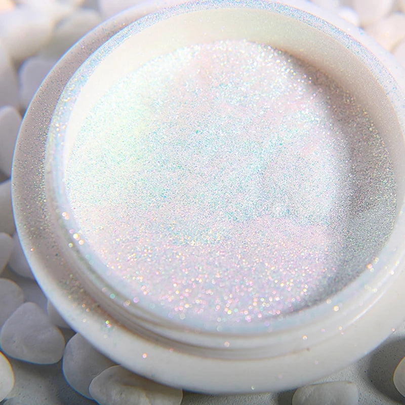 Shinning Glitter Pearl Pink Rub for Nails Jewelry Glitter Pink Color for Shell Powder Mermaid Pearl Mirror Pow