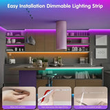 10M USB 2835 LED Strip Light RGB Remote Control Lights Flexible Lamp Tape Ribbon TV Desktop Screen Back Light Diode Tape